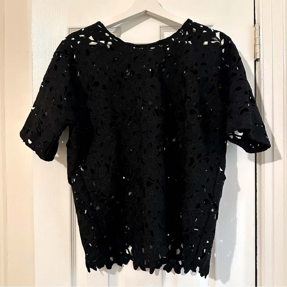 Floral Brocade Just Female Top